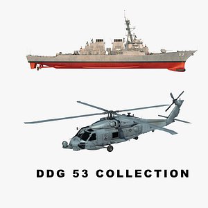 uss helicopter 3D model