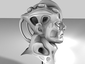 head human mutant 3d model