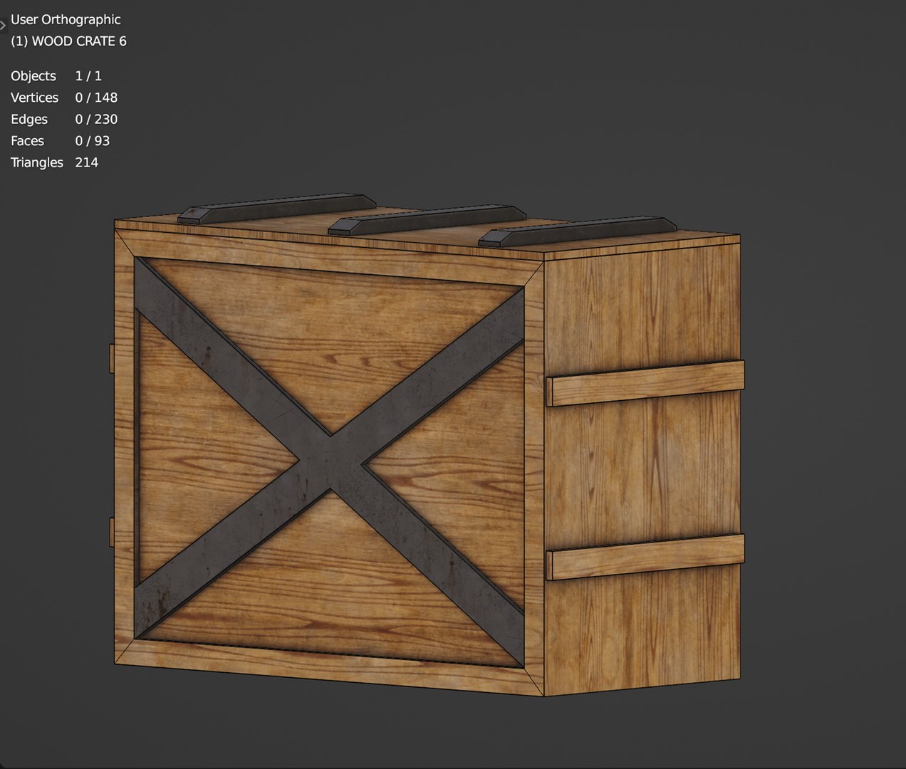 Wooden Crates Pack - Wood Boxes Low Poly Models 3D - TurboSquid 2203345