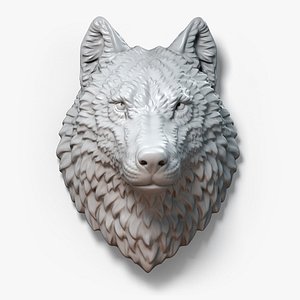 Wolf Head Sculpture Jewelry