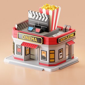 Simple Low Poly Cinema