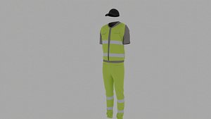 3D Worker Suit