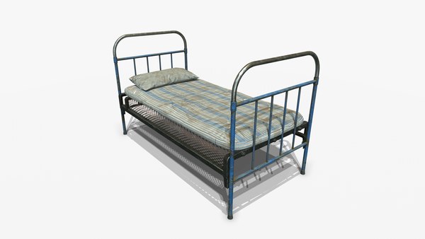 Old Bed - PBR - Textured | 3D model