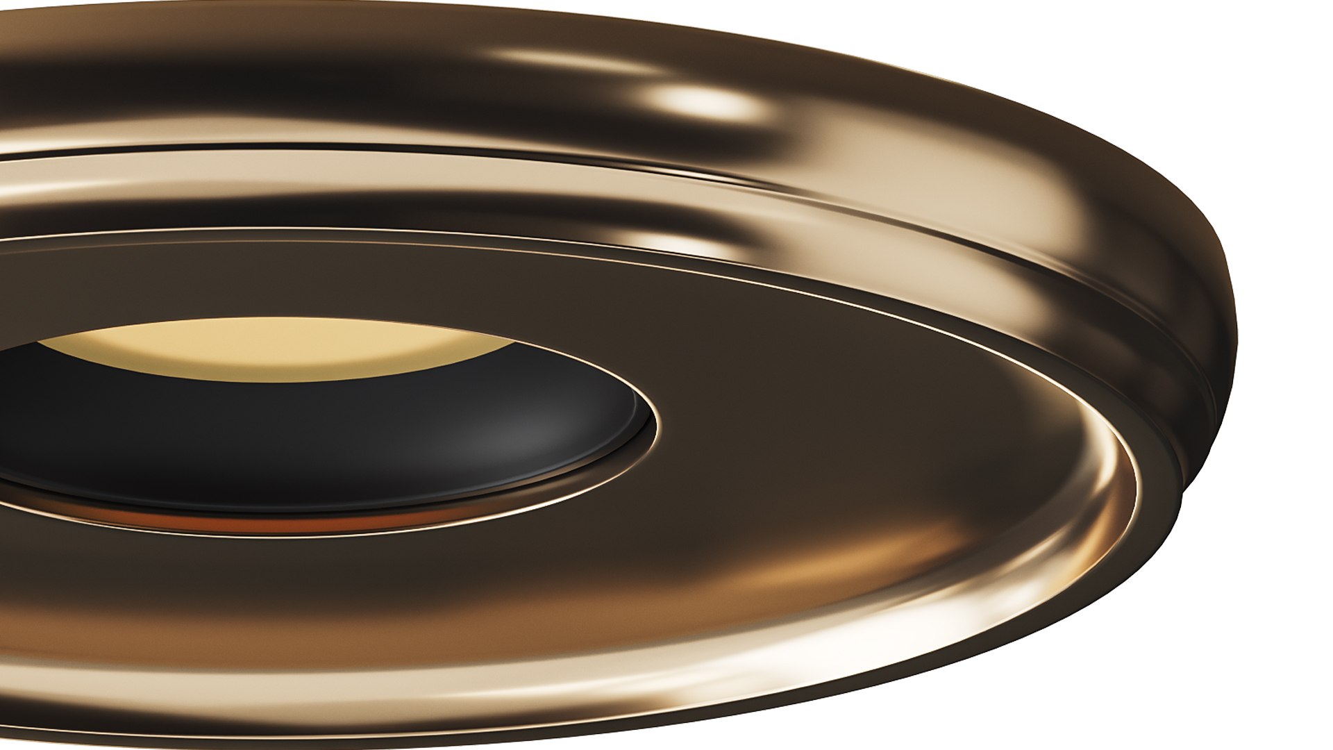 Spot Light Ring White Trim 3D Model - TurboSquid 2383743