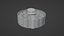 Ananaskuchen 3D-Modell