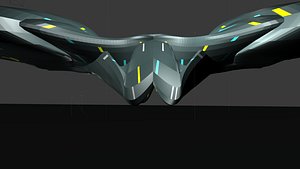 spaceship 2 3D model