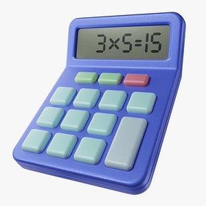 Calculator 3D model
