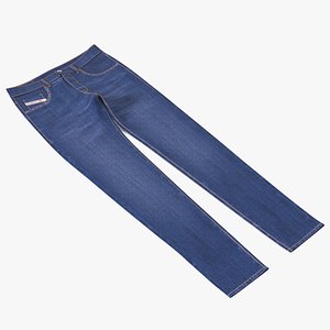 3D Diesel Jeans for Men Dark Blue