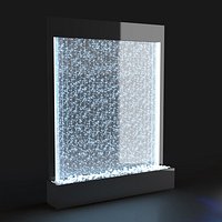LED Bubble Wall Fountain Indoor Water Feature