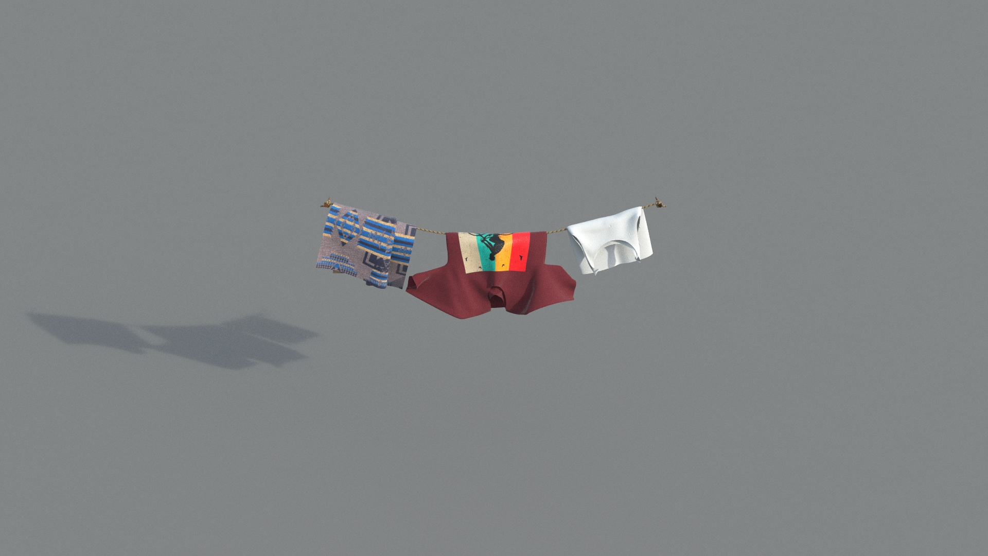 Clothes Line 1 HD 3D - TurboSquid 2131504