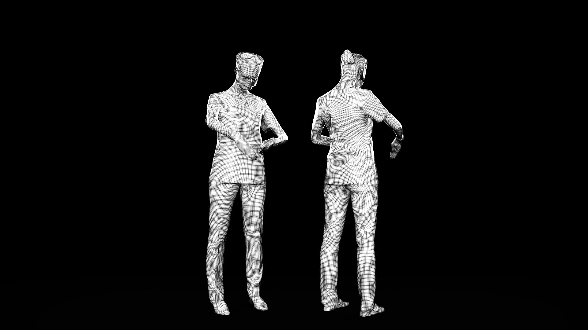 3D Photogrammetry Human Woman Surgical Model - TurboSquid 1453903