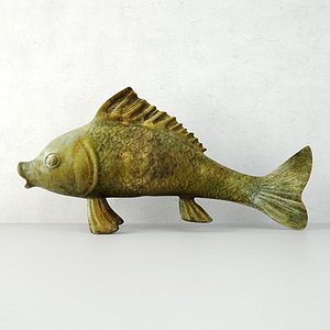 3D large bronze good luck