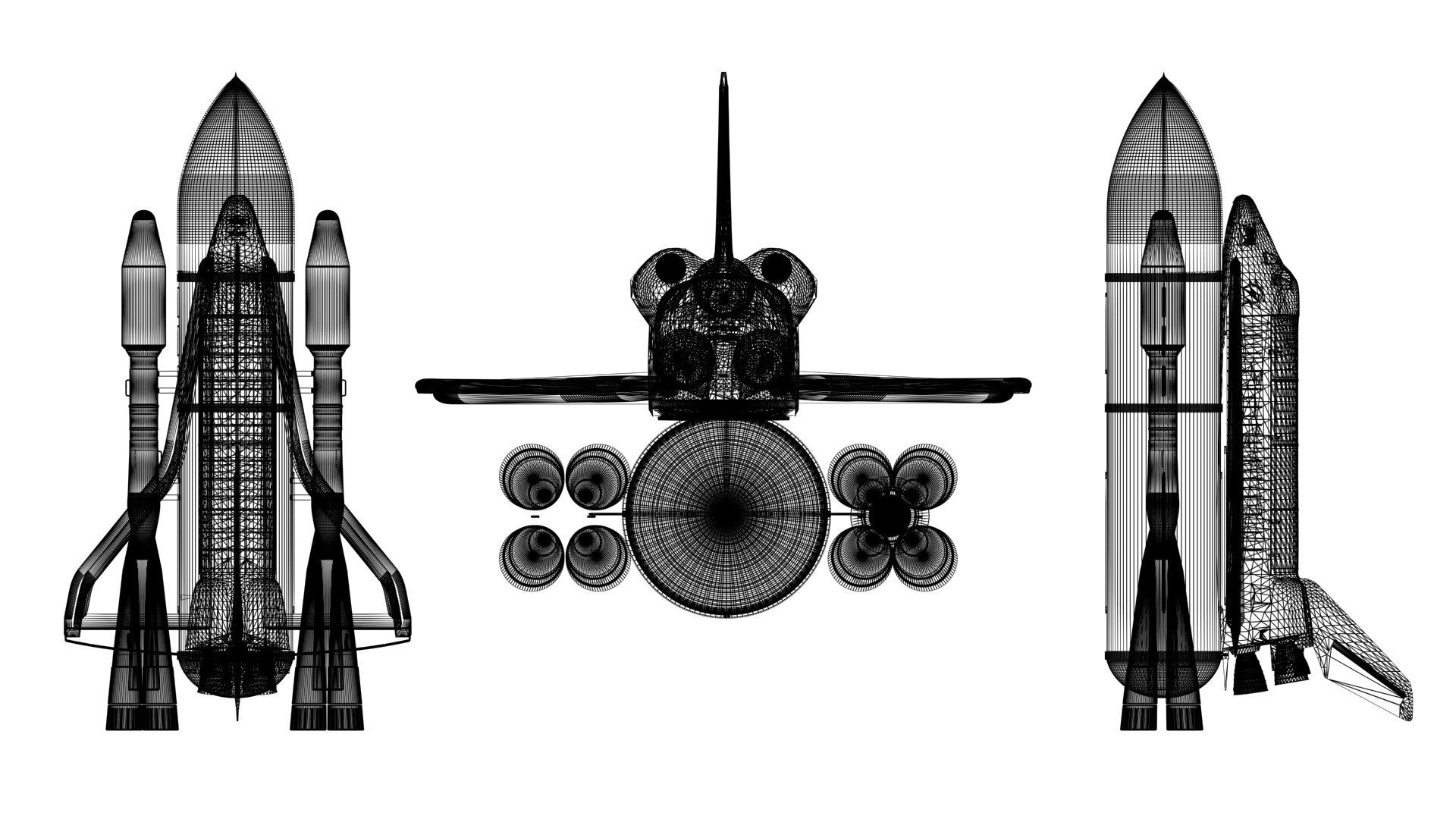 3D Space Shuttle model TurboSquid 2050564