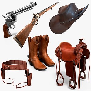 Cowboy Six Collection 8K PBR Textures
