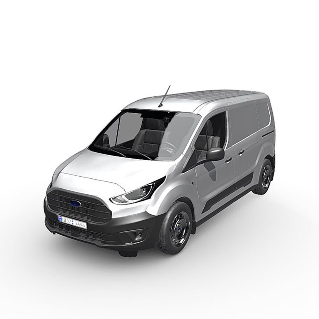 Ford Transit Connect Double Cab-In-Van Model - TurboSquid 2194451