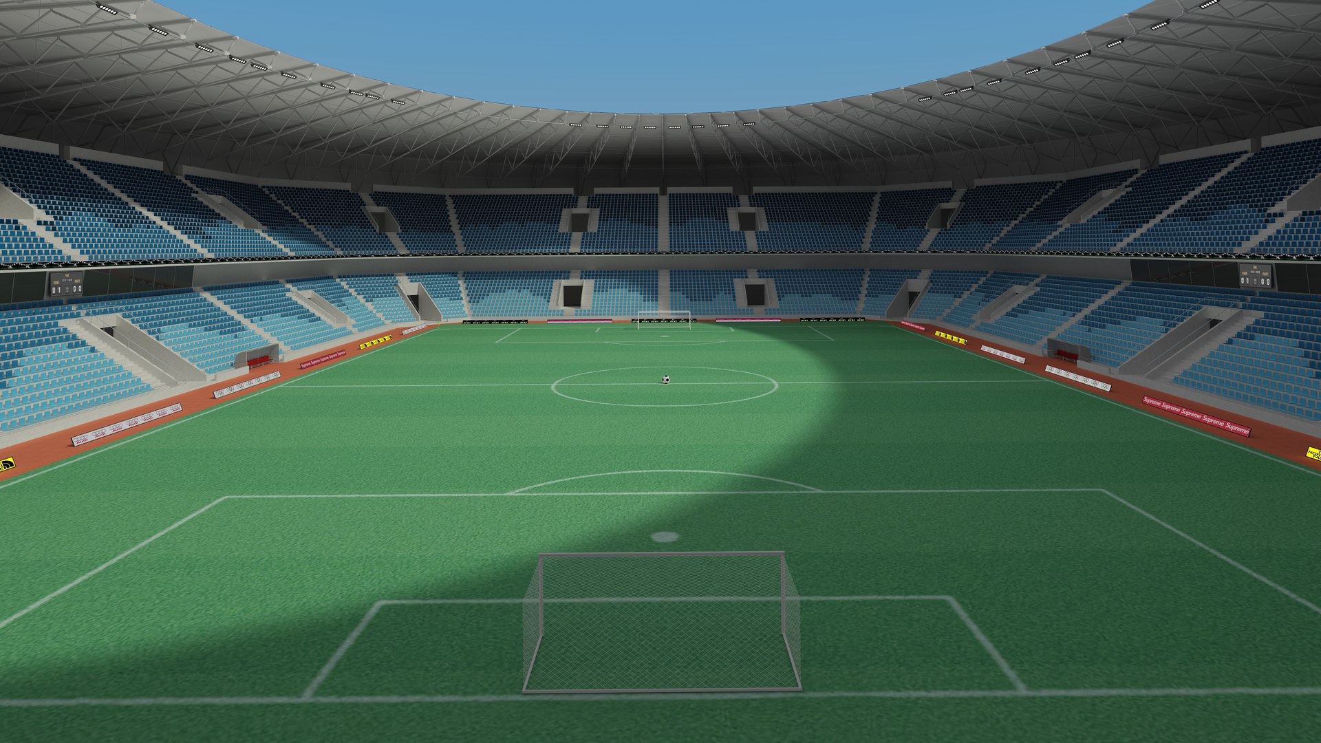 Soccer Stadium Interior And Exterior 3D Model - TurboSquid 2358962