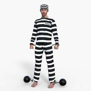 Prisoner Rigged 3D model