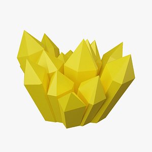 Gold Crystal model