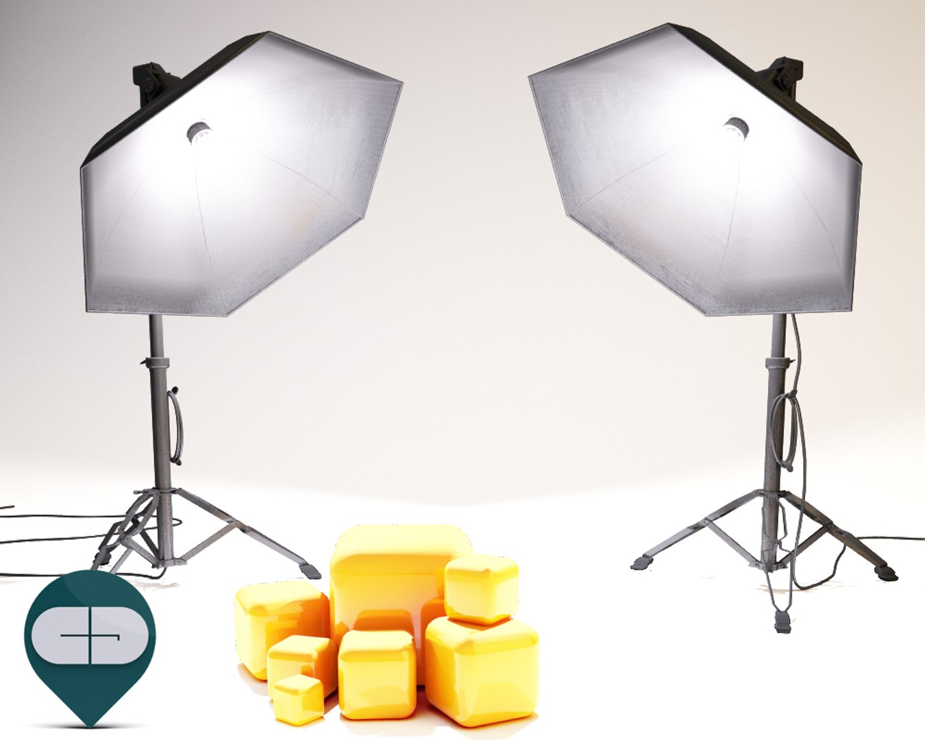 3d Softbox Model