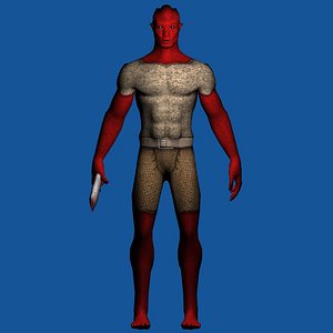 character hero enemy 3d model