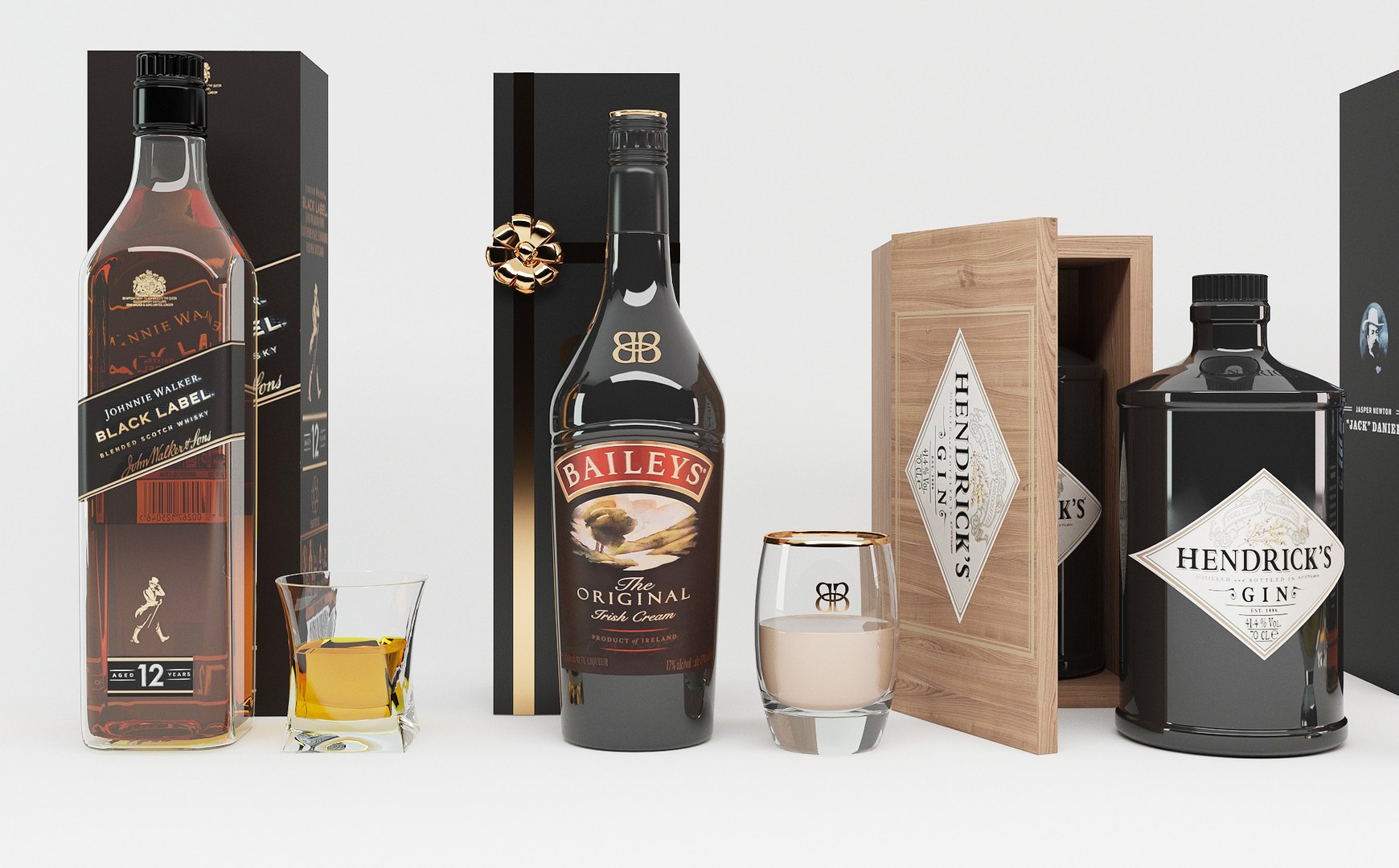Liquor Collection 3D model - TurboSquid 2170760