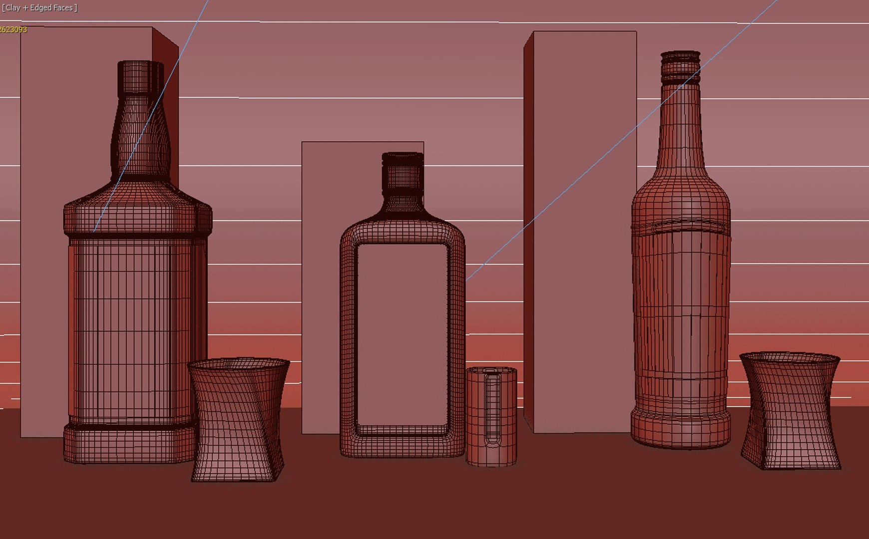 Liquor Collection 3D model - TurboSquid 2170760