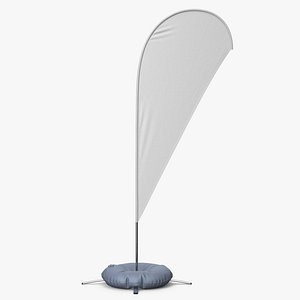 3D model Banner 03v Base 05v PBR