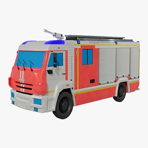3D model Firetruck