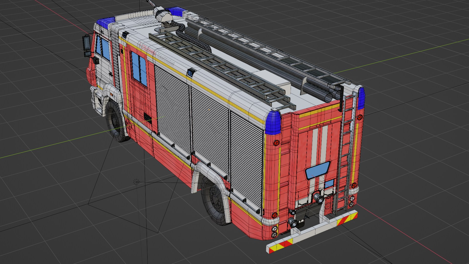 3D Model Firetruck - TurboSquid 1864983