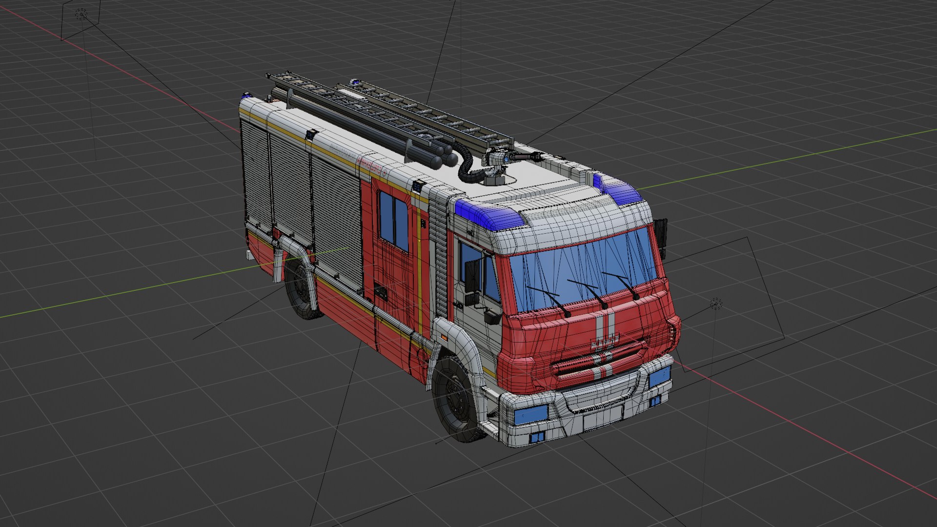 3D Model Firetruck - TurboSquid 1864983