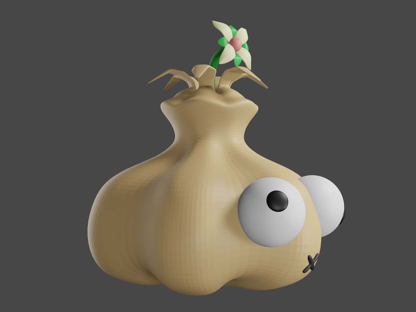3D Onion Head Monster TurboSquid 2068329
