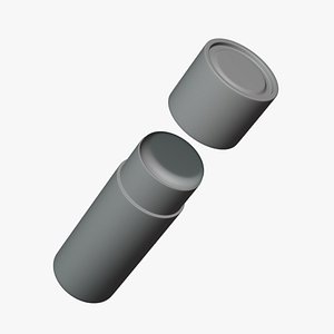 Basic Lip Balm - Geometry Only No Textures No Materials 3D