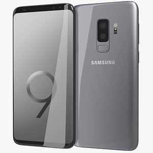 3D realistic samsung galaxy s9 model