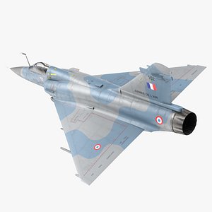 French Air Force Mirage 2000C Multi Role Fighter 3D model