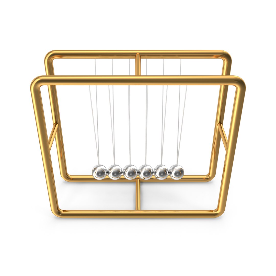 3D Newton Cradle Model - TurboSquid 2128402