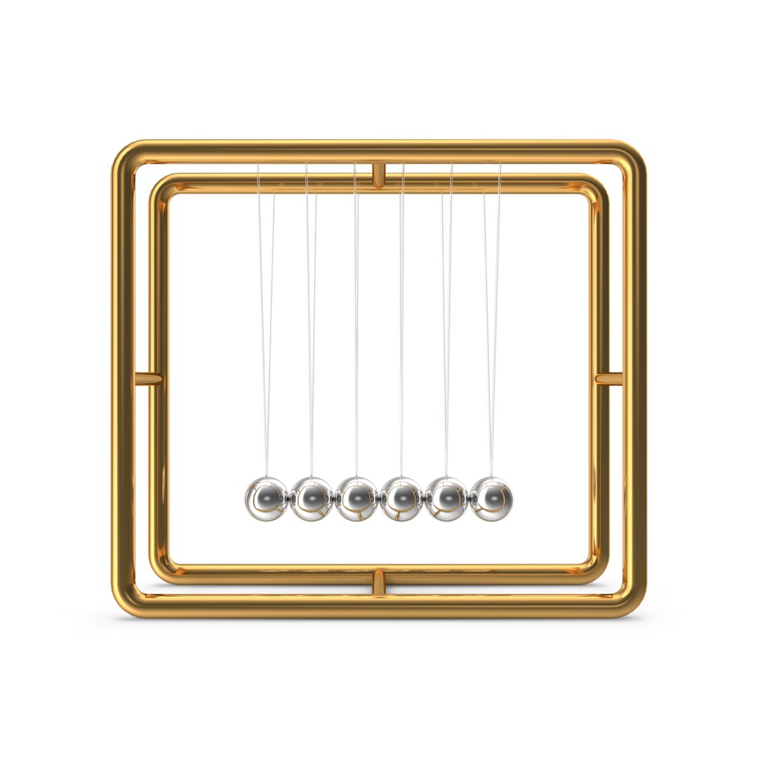 3D Newton Cradle Model - TurboSquid 2128402