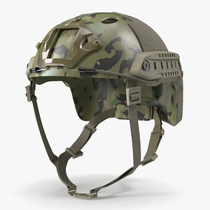 Modello 3D Maschera antigas 3D casco militare da combattimento soldato  armatura scifi fantasy - TurboSquid 2057827