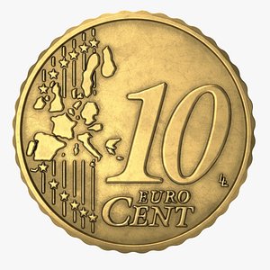 3D euro cent eur model