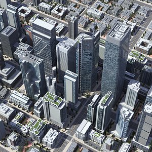 Cityscape Kitbash Collection Vol1 3D model