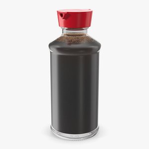 3D Soy Sauce with Dispenser Bottle model