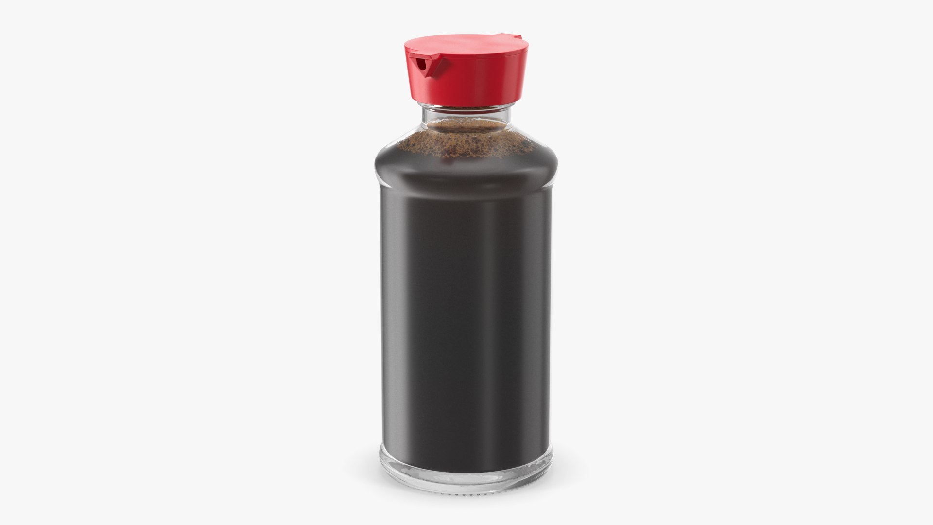 Soy Sauce with Dispenser Bottle 3D model preview