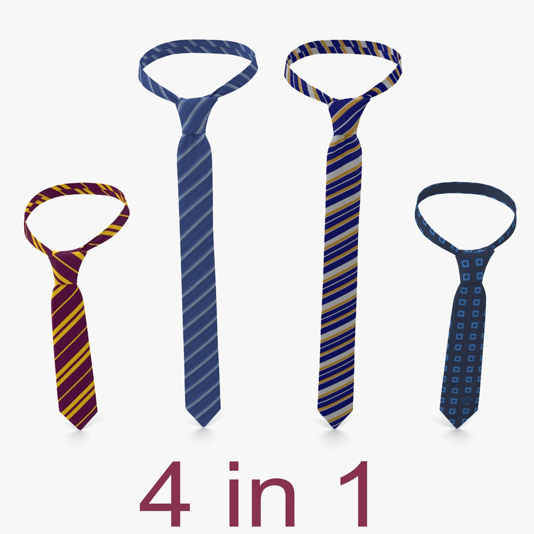 Ties 3D Models Collection 3 3D model preview