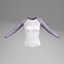 T-shirts (pour femme, PBR, LowPoly)