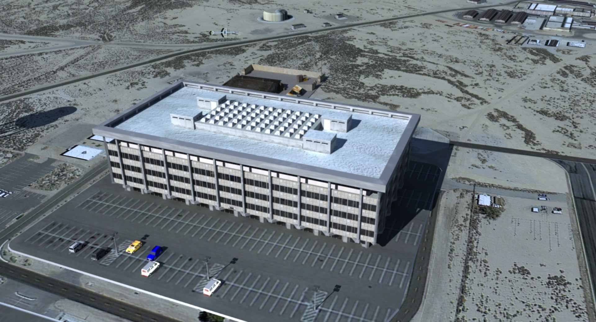 Military Base Resolution 3d Model