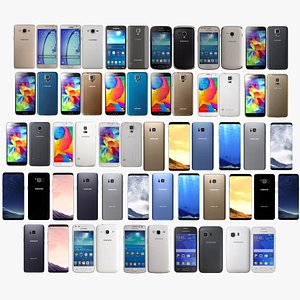 3D model Samsung Mobile Bundle 03