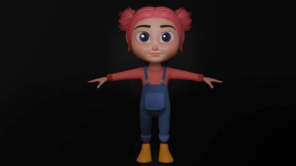 3D Cartoon Child - TurboSquid 1871907