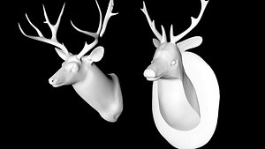 deer head 3D