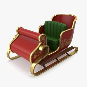 Santa Sleigh 3D