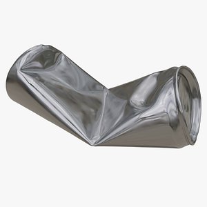 Crushed Skinny Aluminum Can 02
