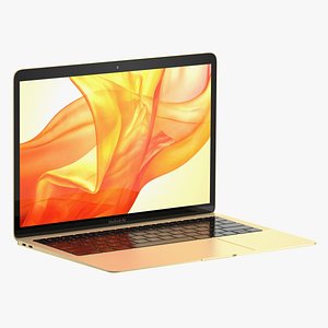 3D model macbook air 2018